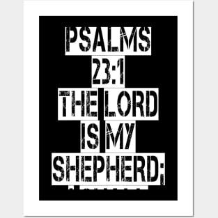 Psalms 23:1 Posters and Art